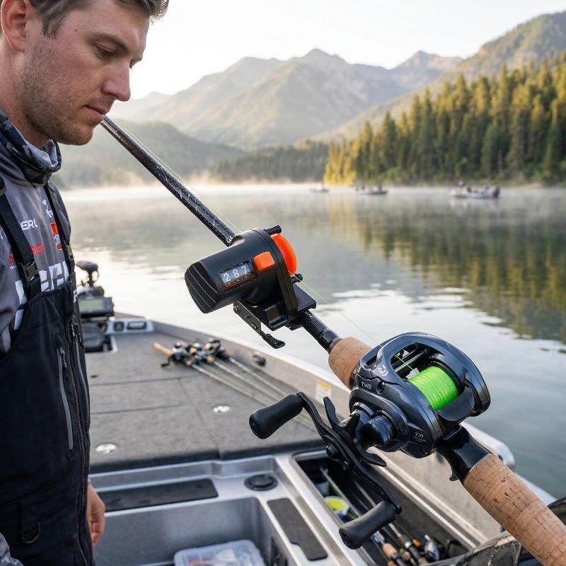 Измеритель глубины на леске с  – обзор и цена Fishing Depth Finder