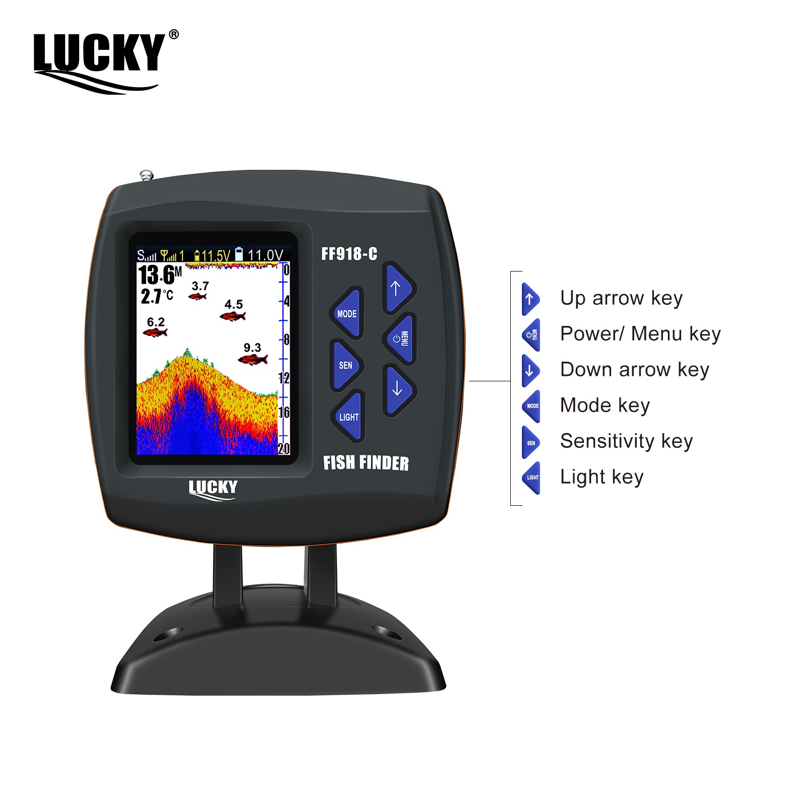 Беспроводной эхолот Lucky FF91 – обзор и цена Fishing Depth Finder