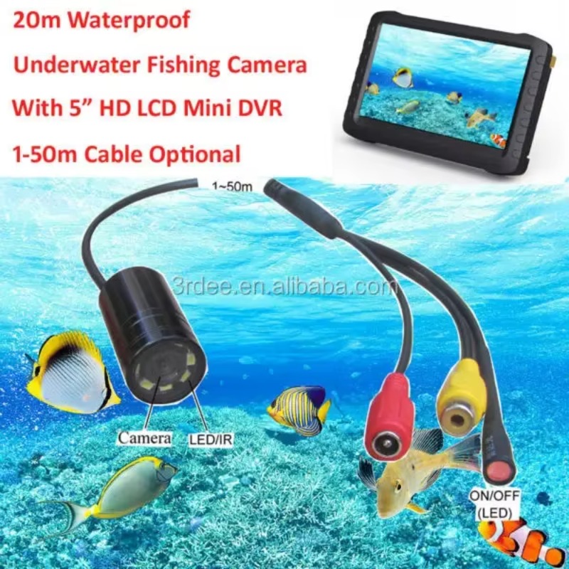 2025Портативная подводная виде – обзор и цена Fish Finder Cable